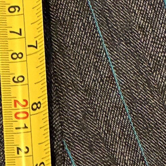Hanna & Gracie Size 8 Teal/Black Stripe Pants - Picture 5 of 16